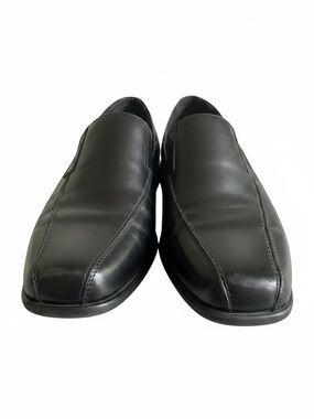 Florsheim Black Leather Slip-On Dress Loafers